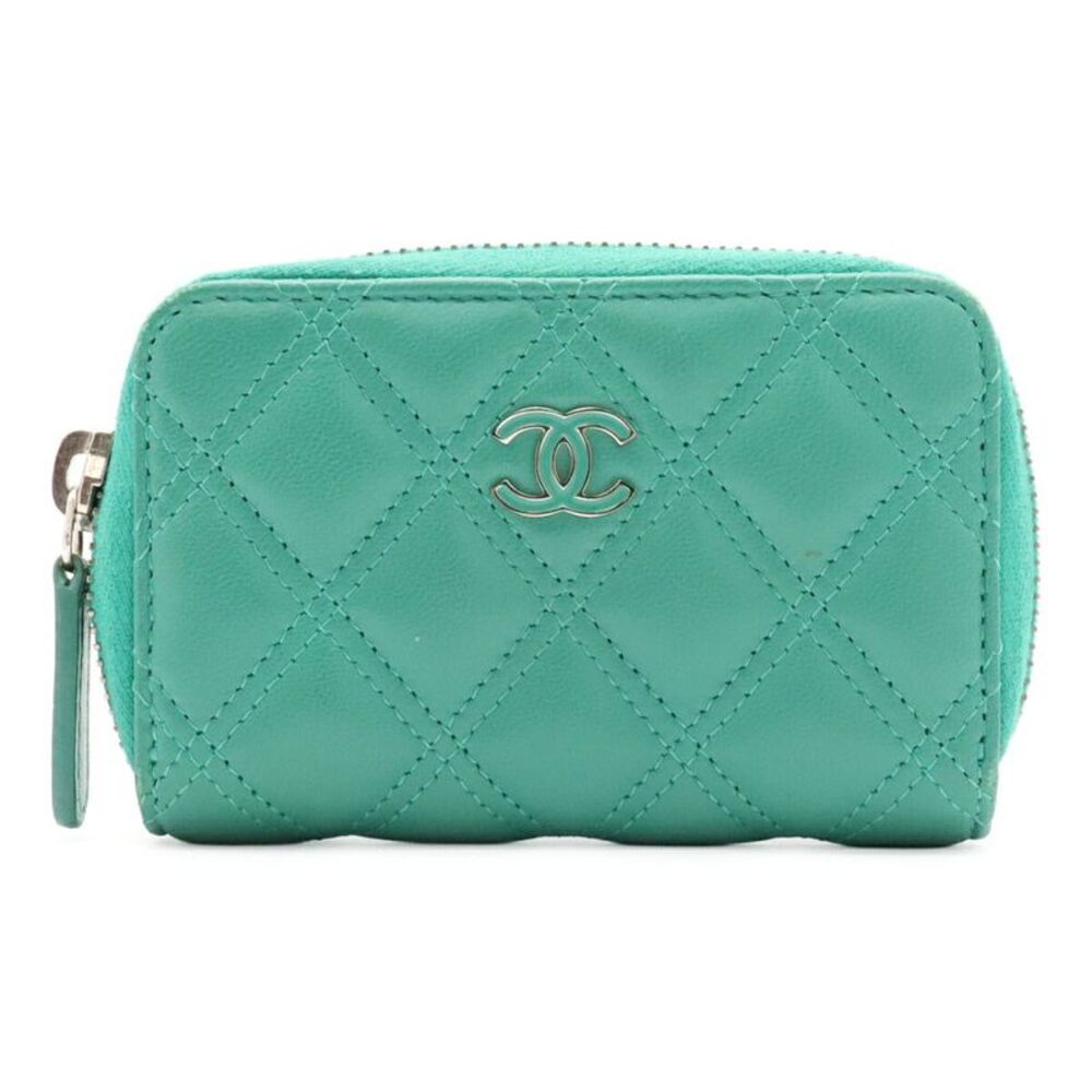 Chanel Matelassé Coco Mark Zip Coin Case